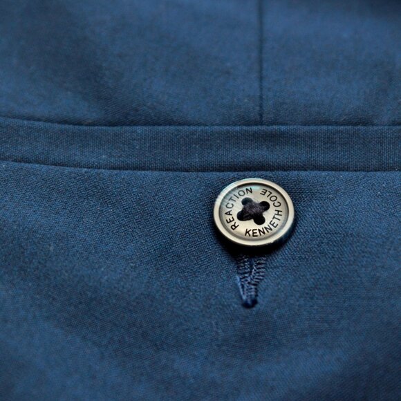 Kenneth‎ Cole Reaction Men's Dress Pants Blue 34Wx32L E02119 - Picture 4 of 9